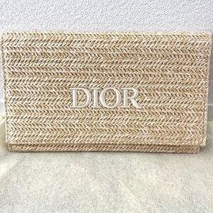 Dior Raffia summer Pouch